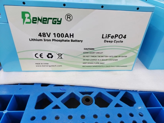 Ιονική μπαταρία 100AH Lifepo4 λίθιου 48 βολτ με τη λειτουργία Bluetooth