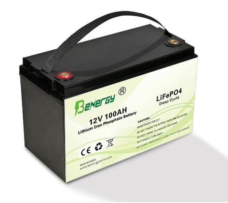 LiFePO4 αυτόματη μπαταρία 12V 100Ah φωσφορικού άλατος σιδήρου λίθιου αντικατάστασης 50A